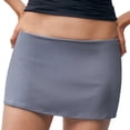 thumbnail image 3 of Jaimenalin Women'S Casual Low-Rise Solid Bodycon Mini Skirt Streetwear Gray L, 3 of 7