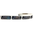 thumbnail image 2 of Black Tamper Resistant Labels | 0.5"x 1.5" Inch Rectangle | 500 Pack, 2 of 3