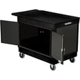 thumbnail image 3 of Global Industrial Utility Cart w/2 Tray Shelves, 500 lb. Capacity, 44"L x 25-1/2"W x 32-1/2"H, 3 of 7