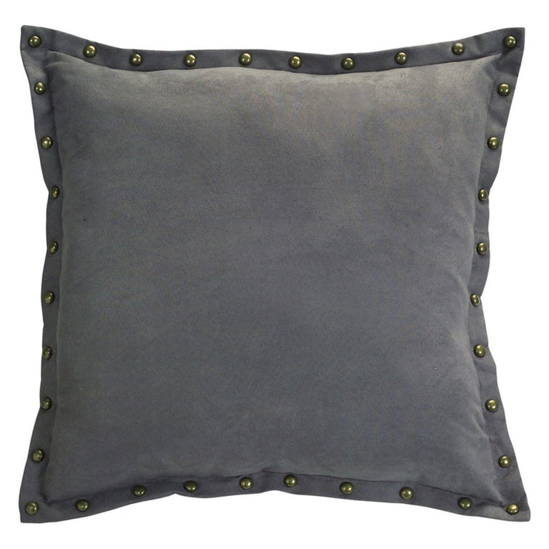 Studded top throw pillow