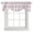 Pink, variant on Tie Up Valances for Windows, Burnt Orange Grey Stripe Adjustable Valance Curtains Window Treatment for Living Room, Minimalist Farmhouse Striped Rod Pocket Kitchen Curtains & Drapes 60x18 Inch