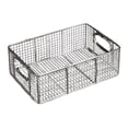 thumbnail image 1 of Lipstore Deep Fryer Basket Organizer, Snack Container, Stainless Steel Wire Presentation Basket, Deep Fryer Basket for Kitchen Counter, Home Table, Restaurant 30cmx25cmx10cm, 1 of 7