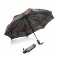 thumbnail image 2 of SUNENAT Couple under Red Umbrella on London Street Classic Big Ben Automatic Foldable Umbrella, Windproof Lightweight Portable Outdoor Sun Umbrella with UV Protection, 2 of 5