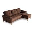 thumbnail image 3 of Sala Modular Reversible De Velvet Chocolate Modelo Sergey, 3 of 11