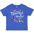 thumbnail image 3 of Inktastic Thankful and Blessed Inspirational Saying with Flowers Boys or Girls Baby T-Shirt, 3 of 5