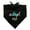 Black, variant on Adopt Me Paw Print Dog Pet Bandana - White