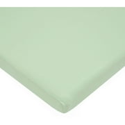 TL CARE INC TL Care Supreme 100% Natural Cotton Jersey Knit Fitted Bassinet Sheet, Celery, Soft Breathable, for Boys and Girls