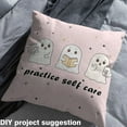thumbnail image 2 of Castle Fairy Kawaii Ghost Fabric by the Yard 3 Yards for Child,Flower Stars Sewing Fabric,Happy Halloween Fabric for Sewing,Super Cozy Room Decor, 2 of 6