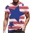 thumbnail image 1 of Birdeem Mode Hommes T-Shirt Décontracté à Manches Courtes Col Rond Imprimé Blouse, 1 of 5