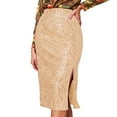 thumbnail image 2 of Skirts For Women Midi Length Elegant High Withed Tummy Toned A Line Midi Skirt Comfortable Fit Party Carnival Elastic Waist Dance Dress Costume, 2 of 4