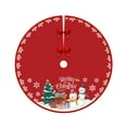 thumbnail image 1 of Cubierta de base para falda de árbol de Navidad de 90 cm, decoración navideña, falda para árbol de Navidad Estilo D, 1 of 9