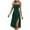 D Dark Green, variant on Floral Dress For Women Sleeveless Ladies Polka Split Floral Suspender Lace Slim Waist Dress Round Neck Dresses Basic Retro Clothes Watermelon Red M
