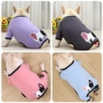thumbnail image 5 of Ropa de primavera y otoño para perro gordo de cuatro patas, pijamas de algodón estampados, cálidos, de punto elástico, 5 of 5