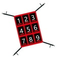 thumbnail image 1 of Numbered Strike Zone Target for Baseball Softball Training 19 * 27in Adjustable, 1 of 8