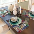 thumbnail image 6 of Placemats Set of 4 / 6, Glasses Of Red Wine 1 Placemats for Dining Table Indoor/Outdoors Heat Resistant Washable Placemats 18" x 12", 6 of 8