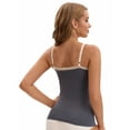 thumbnail image 2 of Unique Bargains Women's Lace Maternity Nursing Camisoles with Built-In Bra L Grey, 2 of 6