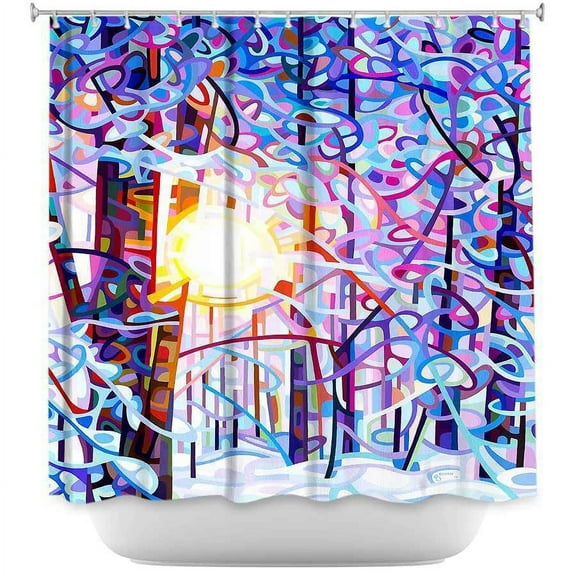 Shower Curtains - DiaNoche Designs by Mandy Budan - Early Riser