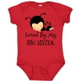 thumbnail image 3 of Inktastic Little Sister Ladybug Girls Baby Bodysuit, 3 of 5