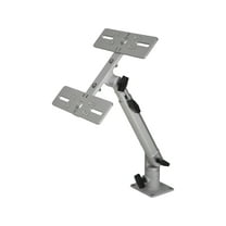 Millennium Marine Double Fish Finder Mount Silver