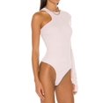 thumbnail image 1 of AGOLDE Bea Cutaway Rib Bodysuit Fondant ( XL ), 1 of 2
