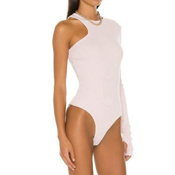 AGOLDE Bea Cutaway Rib Bodysuit Fondant ( XL )
