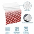 thumbnail image 5 of Red Ombre Morocco Bed Runner for Cal King Size Bed, Modern Geometric Wave Lines Abstract Soft Bedding Scarf Bedding Protector Slipcover Sofa Throw for Bedroom Hotel Guesthouse, 5 of 8