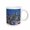 White, variant on 3drose, Texas, Houston. Downtown Skyline - Us44 Mde0116 - Michael Defreitas, 11oz Two-tone Green Mug