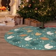 thumbnail image 6 of Lsque Flowe Rooster Print Christmas Tree Skirt, Tree Skirt with Ties or Velcro, Perfect for Holiday Decorations, Halloween, and New Year-36", 6 of 7