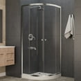 thumbnail image 6 of ANZZI Mare 35 in. x 76 in. Framed Shower Enclosure with TSUNAMI GUARD in Brushed Nickel, 6 of 13
