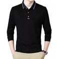 thumbnail image 4 of Playera Manga Larga Moda Tipo Polo Casual Comoda Hombre, 4 of 6