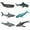 1 Set(4 Pcs), variant on Ksopiavobs Animal Figures 4 pcs Realistic Plastic Mini Sea Animals Figurines Set Includes Sperm Whale, Megalodon, etc. Science Project, Learning Educational Toys, Birthday Gift for Kids Toddlers(A)
