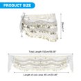 thumbnail image 2 of Uxcell Women's Belly Dance Hip Scarf with Sequins Triangle Wrap Skirts Waist Chain for Party Costume Performance White, 2 of 7