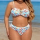 thumbnail image 4 of Traje de baño tankini de talla grande para mujer, bikini sin tirantes con recortes florales, traje de baño de dos piezas, traje de baño de dos piezas para mujer, trajes de baño tankini para mujer, tra, 4 of 9
