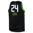 Youth Nike Jewell Loyd Black Seattle Storm 2024Rebel Edition Jersey
