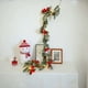thumbnail image 4 of Cinta de flores artificiales de pino blanco doble con luces y enredaderas para decorar el interior de la casa. Regalos para amigos., 4 of 7