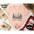 thumbnail image 2 of Seasons Readings Graphic T-Shirt | Cute Book Christmas Tree Tee for Readers and Holiday Lovers, 2 of 4