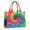 Colorful Tie Dye-1, variant on Large Capacity Tote Bag,Colorful Tie Dye Pattern Handbag Fashion Luxury Tote Bag,15.7"x13"x 5.1" Inches,Laptop Compatible