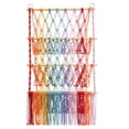thumbnail image 1 of Hamaca de red de almacenamiento de juguetes de peluche de 3 capas for pared plana, organizadores de juguetes suaves y almacenamiento, 1 of 8