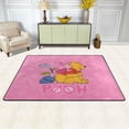 thumbnail image 2 of Pink Pig-l-e-t Area Rug Carpet for Kids Room Nursery Teen Room Playroom Bedroom Durable and Stylish Floor Mat 72"x48", 2 of 7