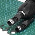 thumbnail image 3 of Leather Craft Hollow Hole Punches Plastic Rubber Punching For Electric Drill, 3 of 9