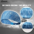 thumbnail image 5 of Spencer Pack of 4 Yoga Sports Headbands Elastic Wicking Non Slip Sweatband Hair Wrap for Running Sports Fitness fits All Men & Women, 5 of 9