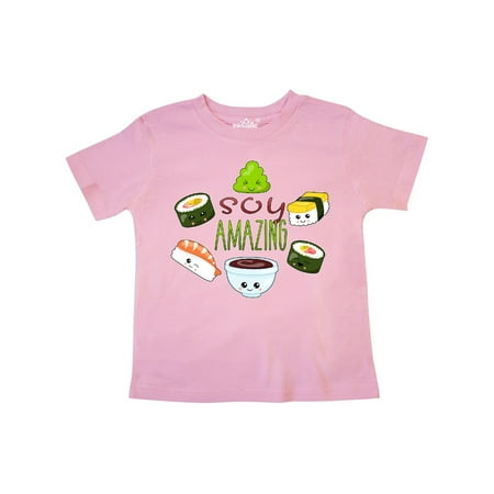

Inktastic Soy Amazing- Cute Sushi and Wasabi Gift Toddler Boy or Toddler Girl T-Shirt
