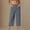 Dark Gray, variant on Zedker Womens 25" Wide Leg Capri Pants Yoga Legging High Waist Cropprd Pants with Pockets,White,US Size L Black L