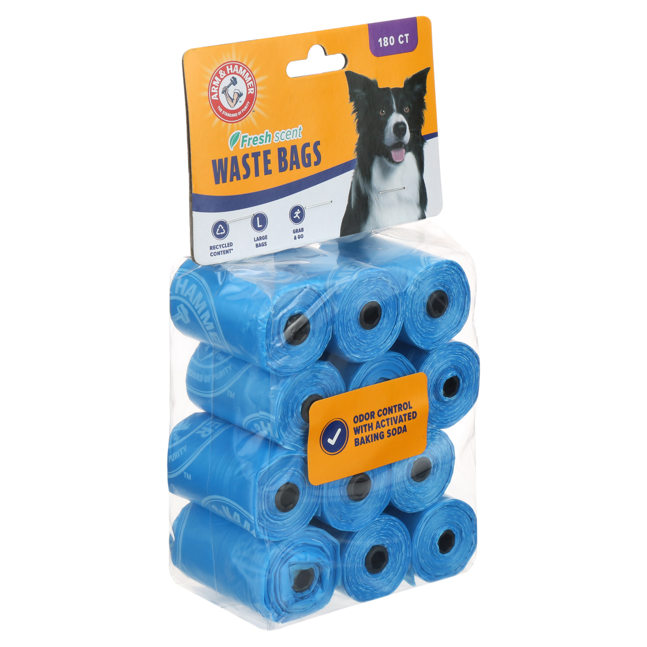 Arm & Hammer Dog Waste Bag Refills, Fresh Scent, 180 Count photo 6