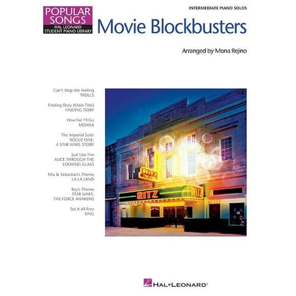 Movie Blockbusters - Popular Songs Series: 8 Great Arrangements for Intermediate Piano Solo (Paperback)