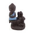 thumbnail image 2 of Small Buddha Cone Incense Burner Ceramic Backflow Incense Stick Holder, 2 of 5