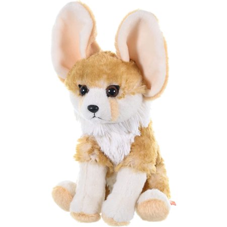 Cuddlekins Fennec Fox Stuffed Animal Plush Toy Brown and White 8 in