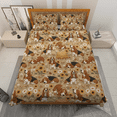 thumbnail image 2 of Lotusprinthandmade Basset Hound Quilt Bedding Set (White Binding) 5 Sizes (Made in Vietnam) (80x90) – Basset Hound Dog Quilt Set, 2 of 5