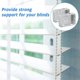 thumbnail image 4 of 6 Pcs Blinds Bracket End Cover Holder Box Mounting Bracket For Window Blinds, 4 of 5