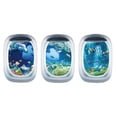 thumbnail image 1 of 3 Pieces Anti Slip Bath Tub Stickers Underwater World Marine for Decorations, 1 of 8